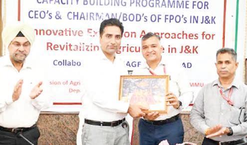 Capacity Building Prog for FPOs begins