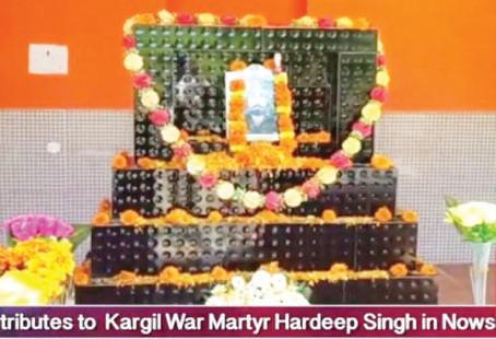 Tributes paid to Kargil martyr Hardeep Singh