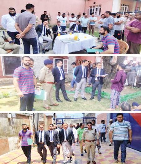 DLSA conducts visit to Central Jail Sgr
