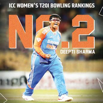 India spinner Deepti Sharma on cusp of gaining top ranking for T201 bowlers
