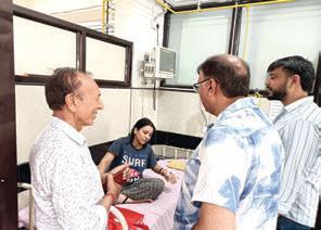 Arvind reviews healthcare upgrade plans at SDH Sarwal