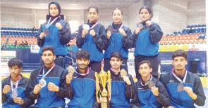 J&K Junior Wushu team bags third place