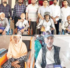 Aids, assistive devices distributed to Senior Citizens, Divyangjans
