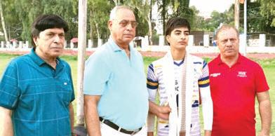 Manjit Club felicitates India camper Rehan
