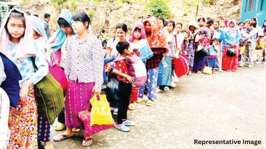 Chin Refugees fleeing from Myanmar create security risk in Mizoram border