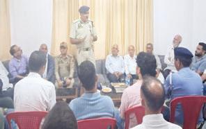SSP Traffic Rural visits Sunderbani to tackle local traffic woes