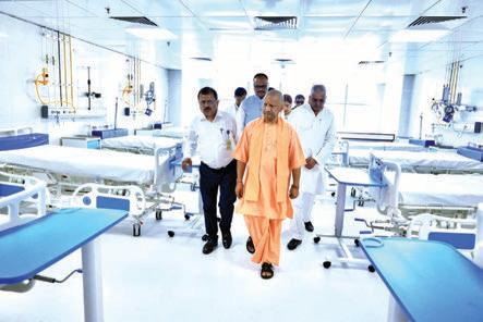 CM Yogi inaugurates UP's first high-tech 340-bed Orthopaedic Super Speciality Centre at KGMU