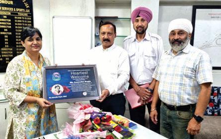 Kuldeep calls on DG DYSS, discusses sports at grass root level