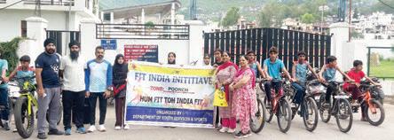 DYSS holds Cyclothon Rally in Poonch