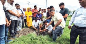 MLA Marh initiates Vriksharopan Abhiyan at Baran Dev Sthan