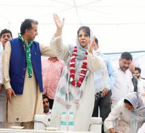 Mehbooba Slams BJP, NC Over Peace and Progress in J&K