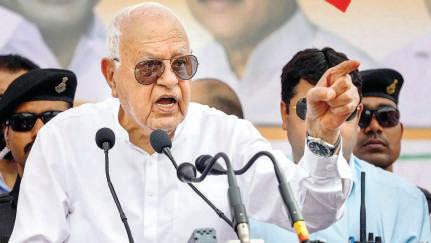 Farooq blames PDP for 'political uncertainty' in J&K