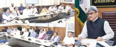 CS reviews issues facing J&K varsities