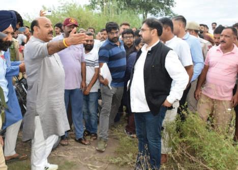 Dy CM announces 5-Marla Plots for rain-hit families