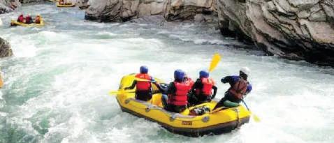 Rafting resumes on Chenab river in Reasi after months long suspension