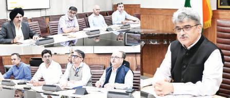 CS reviews CAP for Skill Development across J&K