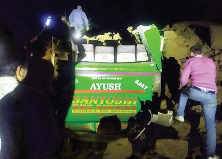 18 Killed as landslide hits bus in Himachal’s Bilaspur