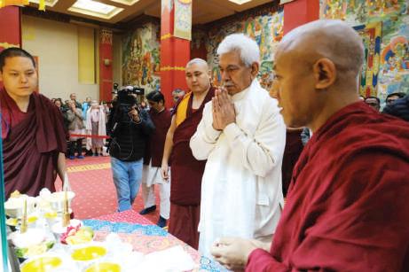 Sinha thanks PM for opportunity to restore holy relics