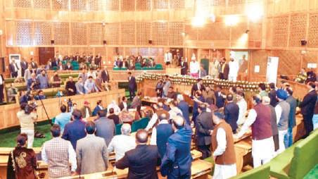 Uproarious scenes in Assembly over corruption allegations, flood relief discussion