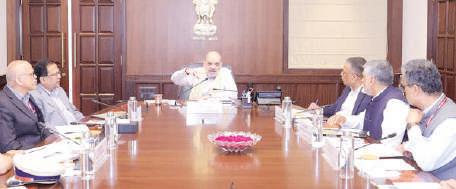 Home Minister Chairs Several Meetings