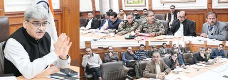 CS reviews progress of major highways, tunnels across J&K