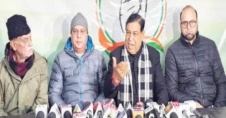 Modi- Shah exposed for vendetta politics against Gandhis: JKPCC
