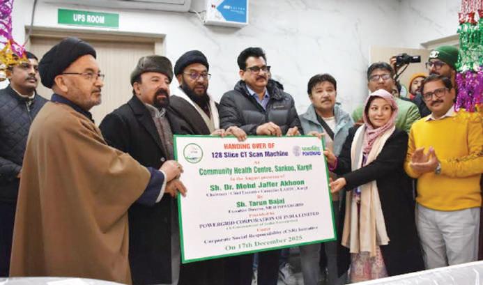 Powergrid boosts healthcare in Kargil with CT Scan facility