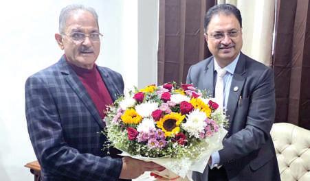 Amitava Chatterjee calls on LG Kavinder