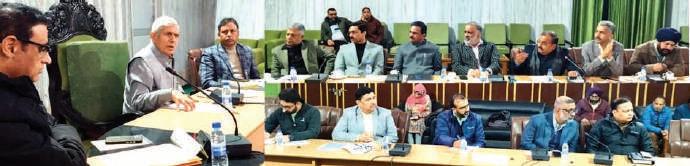 Nizam-ud-Din Bhat chairs meeting of Committee on Privileges