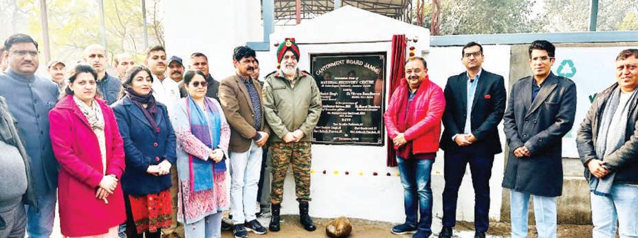 Randhawa lays foundation stone of Material Recovery Centre