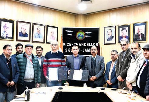 IIT Jammu & SKUAST-J sign MoU