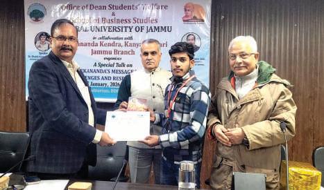 CUJ hosts lecture on ‘Swami Vivekananda's Message to Youth’