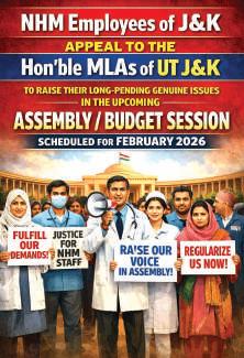 NHM employees seek MLAs’ support for long-pending demands