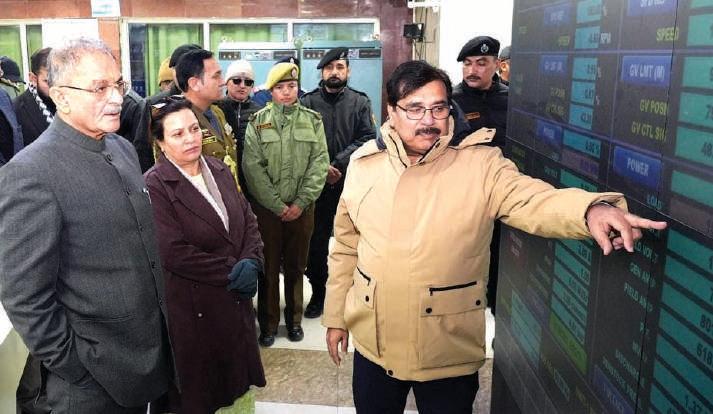 LG Kavinder reviews functioning of NHPC Nimoo Bazgo Power Project