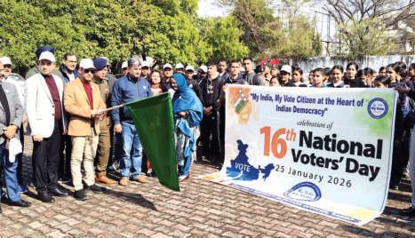 Samba District commemorates 16th National Voters' Day