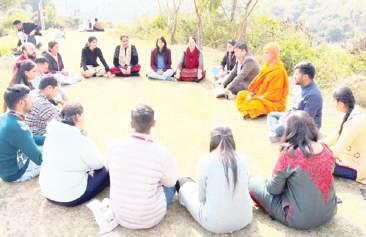 CUJ organizes lecture, meditation session