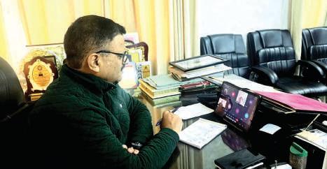 Javed Rana reviews ongoing works of Mendhar