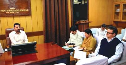 Secretary RDD reviews draft DPR for 'Viksit Village' initiative in J&K