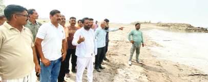 Bharat Priye visits flood-hit Pargwal, demands relief