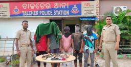 Four arrested in theft incident