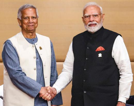 Modi & Yunus discuss safety of minorities, Hasina