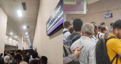 Metro train delays leave commuters stranded