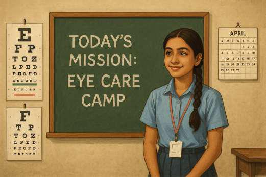 Class-11 girl starts NGO to raise eye-care awareness
