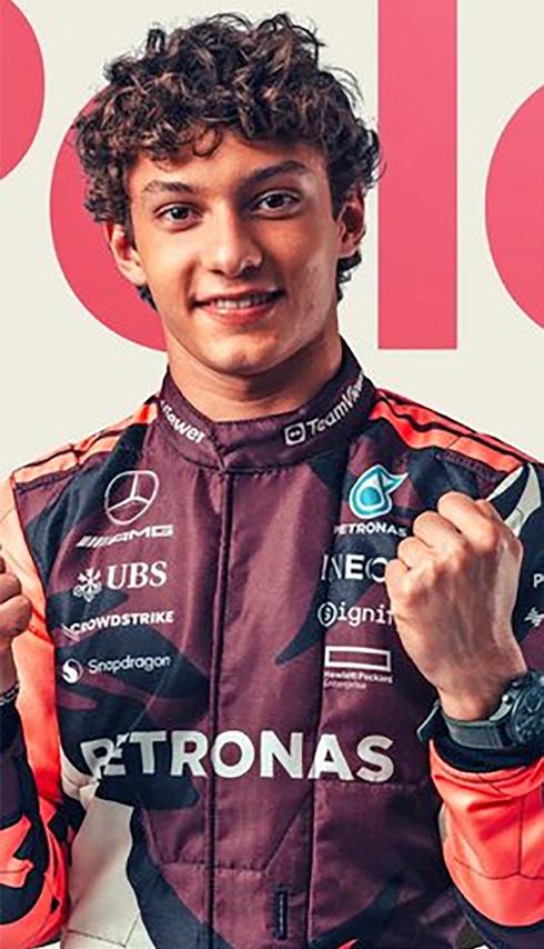 Antonelli is F1's youngest driver