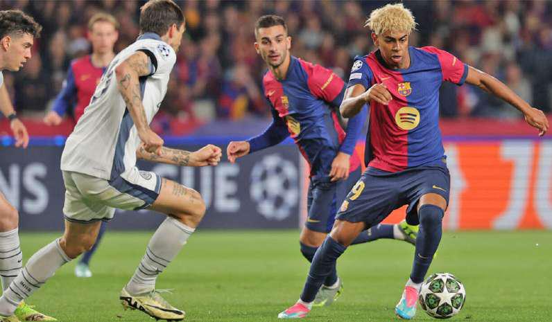 Inter vs Barcelona tied; PSG edges Arsenal