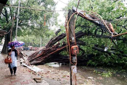 Heavy rains, strong winds batter Kerala