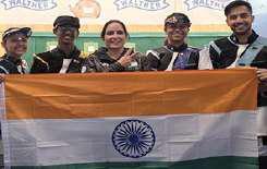 Jr Shooting WC: Another double podium for India