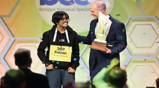 Indo-American Zaki wins spelling bee