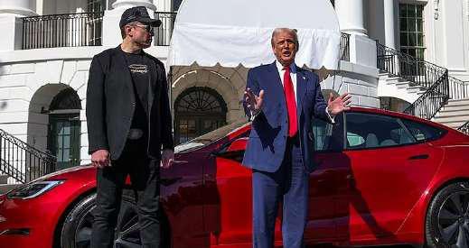Tesla stock plunges amid Musk-Trump feud