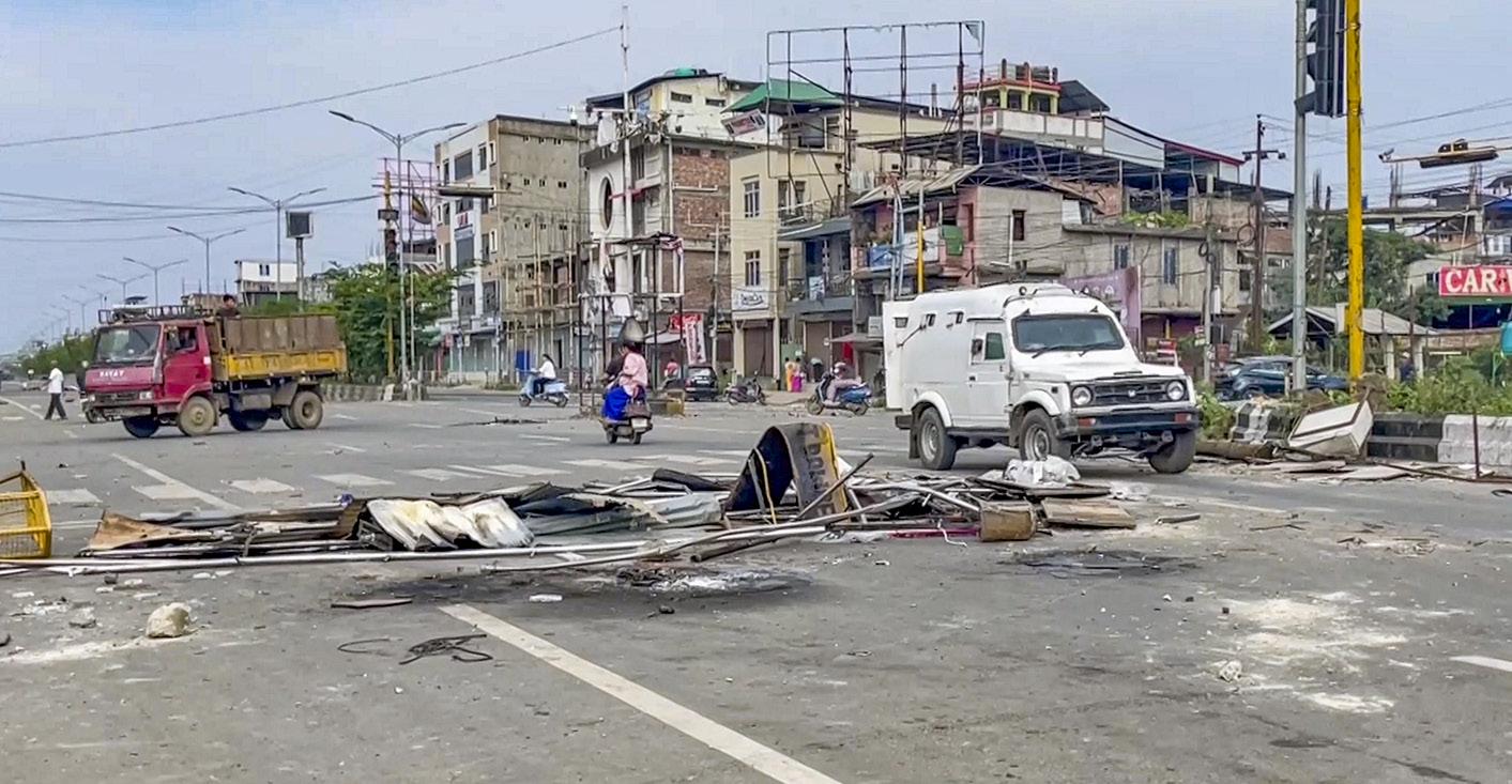 Protests continue overnight in Manipur